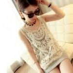  Cute Lace Crochet Vest 