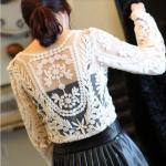  Cute Lace Long Sleeved T-..