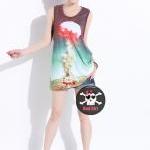 Cool Cloud Print Tank Tops