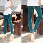 Velvet Leggings Pants Tigh..