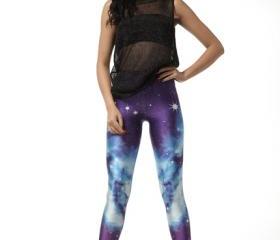 Blue Sky Galaxy Leggings Pants
