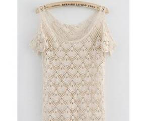 2013 Fashion Crochet Shirt Tops 