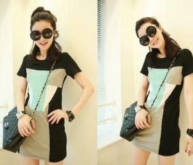 Long Spliced Style black Dress