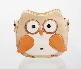 Womens PU Leather Cute Fox Vintage Owl Messenger Shoulder Bag Cross Body Handbag