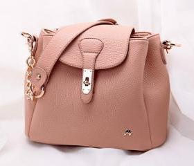 Simple Version Women PU leather Handbag Tote Shoulder Bag Purse Handle Satchel